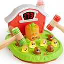 lalalark Whack Game for Toddlers Age 2 3 4 5, Light & Sound, 4 Modes, 40 Levels, Baby Toy Gifts for Early Learning, Birthday Gift for Toddler Boy Girl Toys