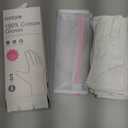 COOLJOB 100% Cotton Gloves, 6 Pairs White Cotton Gloves for Dry Hands Moisturizing & Eczema, Overnight Lotion, Sleep & Spa Treatment for Women & Men, Breathable Work Glove Liners, Small Size