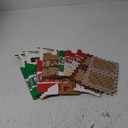 HOWAF 24Pcs Christmas Kraft Paper Gift Boxes, Candy House Shape Treat Boxes with Handle Xmas Gingerbread House Candy Boxes for Christmas Birthday Winter Holiday Party Supplies Favor Decorations