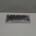 XVX PBT Keycaps - Side Print Keycaps 60 65 75 100 Percent, Double Shot Shine Through Custom Key caps, Black 136 Keys Set, OEM Profile, Minimalist Style Phantom for Cherry Gateron MX Switche Keyboard