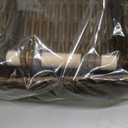 CubesLand Toilet Paper Storage Organizer Basket, Scalloped Decorative Baskets for Over Toilet Shelves, Wicker Small Basket Perfect for Home Countertop Storage & Decor, Living Room Shelf Decor, Beige