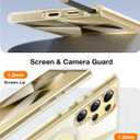 TORRAS 360Spin Magnetic Kickstand for Samsung Galaxy S24 Ultra Case, Compatible with Magsafe, Transparent Slim Protective S24 Ultra Phone Case with Stand&Ring Holder, Ostand Spin, Clear