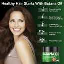 Dr. Sebi Batana Oil for Hair Growth - 2 Pack, 100% Natural & Organic, Repairs Damaged Hair, Prevents Hair Loss, Enhances Thickness