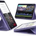 ESR for iPad Pro 11 Inch Case (M5/M4) 2025/2024, Rotating Case with Removable Magnetic Cover, Adjustable Portrait/Landscape Stand, 9 Standing Angles, Shift Series, Purple