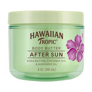 Hawaiian Tropic After Sun Body Butter with Coconut Oil, 8 oz, After Sun Lotion, Moisturizing Body Lotion, After Sun Moisturizer, Coconut Body Butter, After Sun Care, After Sun Skin Care, 8 oz (8 Ounce (Pack of 1))