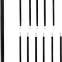 12 Pcs Plastic Magic Wand Black and White Spell Casting Sticks for Magician Costume, Wizard Witch Theme Parties Enhance Dress Up, Birthday Games, and Party Favors,9.6 Inches