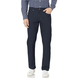 Amazon Essentials Men's 5-Pocket Stretch Twill Pants (34W x 34L, Navy)