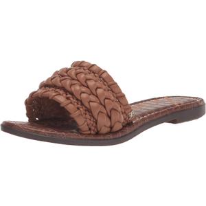 Sam Edelman Women's Giada Flat Sandal (5.5, Light Cuoio Brown)