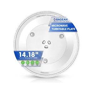 Bagean Microwave Plate Replacement 14 1/8 inch Fits DE74-20002B Samsung Microwave Turntable Plate - Exact Replacement Microwave Glass Plate 