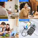 JTEMAN Bluetooth Speaker Phone Stand with Charging Function,Portable Foldable Slim Stand,Birthday Gifts for Men and Women Tech Gadgets