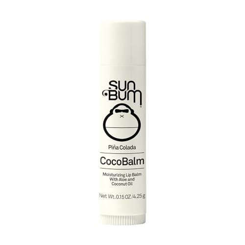 Sun Bum Cocobalm Piña Colada - Hydrating Lip Balm with Coconut Oil and Aloe Vera - 0.15 oz Stick