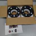 4pcs 5x4.5 1" (25.4mm) Wheel Spacers 82.5mm Bore for Jeep Wrangler TJ YJ TJ XJ MJ KJ, 1/2"-20 Studs 5 Lugs Wheel Adapters fits Ford Mustang Ranger Explorer Dakota, 5x114.3mm, Not Hubcentric