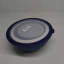 COOK WITH COLOR Mixing Bowls with TPR Lids - 12 Piece Plastic Nesting Set includes 6 Prep and Lids, Microwave Safe Bowl 
