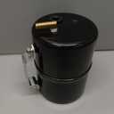 Vacuum Reserve Canister 5 in D x 7 in L Steel Black Finish