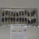 Speaker Connector Banana Plugs - 24K Gold Plated Brass 4mm Plug (12 Pairs/24 pcs)