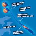 Chuckit! The Duo 22M Double Launcher Dog Toy, 22" Length, Includes 2 Medium Tennis Balls (2.5") Size Medium for Breeds 20-60lbs, for Multi-Dog and Pack Play, Launches Two Balls at Once