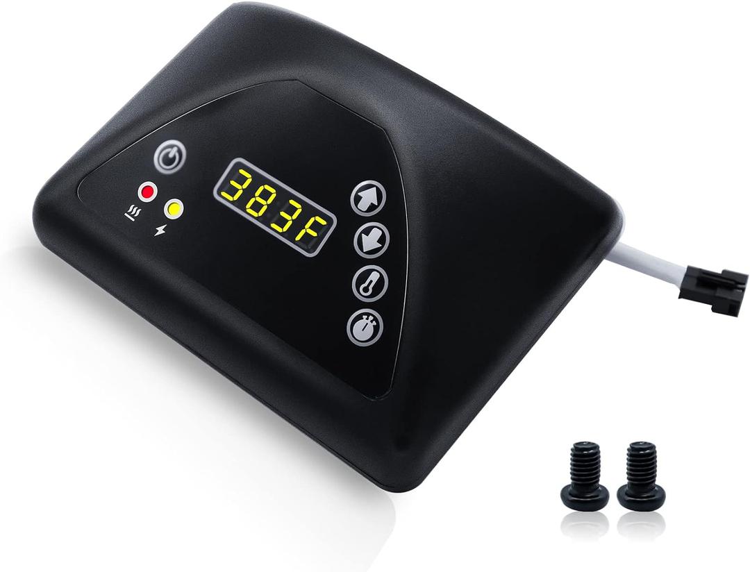 Digital Control Panel, Masterbuilt Replacement Parts, Compatible with Masterbuilt MB20071317/ 20071117/ 21071218 and More MB Electric Smoker Models Top Controller, Part Number9907160014