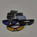 3 Pack Polarized Sports Sunglasses for Men, Mens Sunglasses Wrap Around UV400 Protection for Cycling Fishing Driving