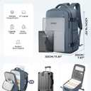 Large Travel Gym Backpack Women Carry On Backpack Flight Approved Hiking Waterproof Rucksack Casual Daypack Laptop bags airplanes Shoes Compartment Personal Item Travel Weekender Essentials JewelBlue