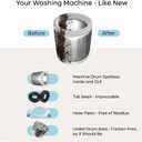 Uproot Clean Washing Machine Cleaner Tablets - 24 Pack for a 12 Month Supply. Formulated for Pet Owners. Compatible with HE, Top & Front Load. Easily Removes Residue, Grime, and Odors. Septic Safe.