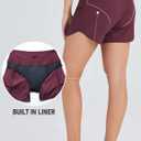 Emlovm Swim Shorts Women Tankini Shorts Tummy Control Boy Short with Liner High Waisted Swimsuit Bottoms Beach Bathing Suits 2026 Wine XX-Large (XXL)