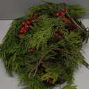 MIZII Christmas Garlands 10FT Artificial Pine Garland with Pinecone Berries Greenery Garland Christmas Decorations for Xmas Fireplace Mantle Home Decor Indoor Outdoor (Garland-10FT)