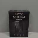 2026 TV Antenna for Digital TV Indoor, Long Range Smart Antenna for Local Channels, Support 4k 1080p with Amplifier Signal Booster for HDTV (Black)