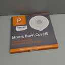 Silicone Mixers Bowl Cover Compatible with KitchenAid 4.5-5 Quart Tilt-Head Stand Mixers Bowl (White)