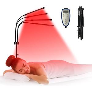 Shyineyou Red Light Therapy for Body, 80LEDs 660nm  850nm Infrared Therapy with Stand (15"-60"), Red Light Therapy for Face, Body, Pain at Home
