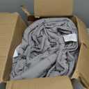 TONGDADA Kids Weighted Blanket | 40''x60'',10lbs | for Child Between 80-125 lbs | Premium Cotton Material with Glass Beads | Light Grey