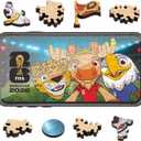 FIFA WorldCup 2026 Wood Puzzle Collectible Mascots InPhone 200Pcs DecorGift