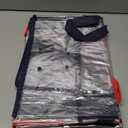 3 Pack Art Portfolio Bags, Large Poster Storage Bag Portfolio Folder for Artwork Bulletin Board Holder Art PVC Folder with Pocket for Bulletin Boards, Scrapbooks, Poster Storage(48 x 36) (Stylish Color)