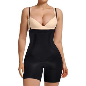 SHAPERX Shapewear for Women Tummy Control Open Bust Thigh Slimmer Body Shaper Size XL