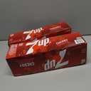 2 x 7UP Cherry Flavored Soda, 12 fl oz cans, 12 pack