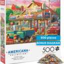 Buffalo Games - 500 piece Jigsaw Puzzle - Americana Collection , Country Store - Challenging Fall and Autum Puzzles for Adults