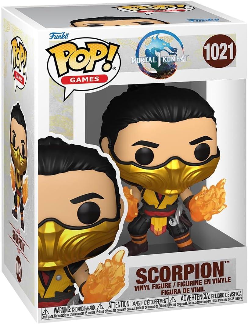 Funko Pop Games: Mortal Kombat 1 - Scorpion - Mortal Kombat Game Franchise - Collectable Vinyl Figure - Gift Idea - Official Merchandise - Toys for Kids & Adults - Video Games Fans