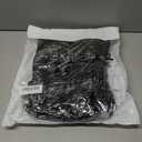 ASPO Men's Packable Puffer Jackets Winter Lightweight Detachable Hood Water-Resistant Down Coats Warm Insulated Hiking Travel (Medium, Black)