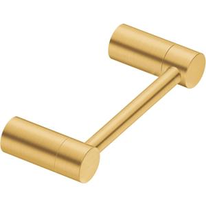 Moen Align Brushed Gold Pivoting Wall Mounted Modern Toilet Paper Holder for Bathroom, YB0408BG
