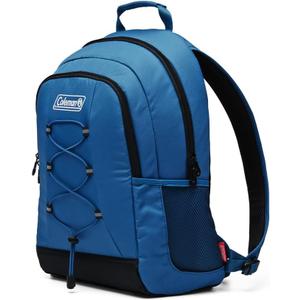 Coleman Chiller Insulated Backpack Cooler, Leakproof 28-Can Backpack Cooler with 12+ Hour Ice Retention, Made with Recycled Materials, Great for Beach, Camping, Hiking, Tailgates, Groceries, & More