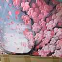 Pink Wall Art Large Tree of Life Wall Art for Living Room Bedroom Office Bathroom Modern Framed Canvas Prints Pink and Grey Picture Size 20x40 Inch