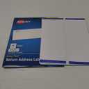Avery Printable Return Address Labels with Sure Feed, 2/3" x 1-3/4", White, 1,500 Blank Mailing Labels (08195)