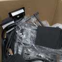 HOOBRO Mini Fridge Stand with Non-Woven Storage Basket and Power Outlet, Mini Fridge Cabinet with Wheels and Adjustable Feet, Mobile Fridge Shelf, for Home, Apartment, Dorm, Black BB355UBX01