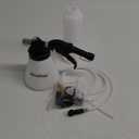 1L Vacuum Brake Bleeder Kit, Brake Bleeder Pneumatic Brake Fluid Bleeder Kit with 8PCS Adapter and 0.75L Refilling Bottle One-Person Operation