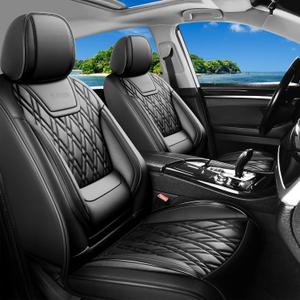for GMC Terrain 2010-2025 2026 Car Seat Covers, Full Set, Black