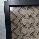 LUCKYLIFE 8x10 Picture Frame Black Wood with Double Mat for Tabletop or Wall, Set of 2