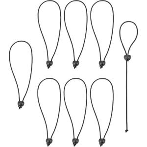 SmartStraps Adjustable Toggle Ball Bungee Cord, Adjust Tension And Length From 2-12 Great To Keep In Your Car, Boat And Workshop (pack of 8)