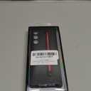 Case for Samsung Galaxy Z Fold 5 with S Pen Holder & S Pen,Luxury Case with Magnetic Hinge Protection and Front Screen Protector,Hard PC Shockproof Protective Cover for Samsung Z Fold 5 (Black+Red Pen)