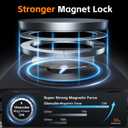 Magnetic for iPhone 17 Pro Max Case, [Matte Solid Color] [Full Camera Protection] Protective Case for iPhone 17 Pro Max - Black