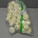 Winlyn 48 Pcs Mini Artificial Pumpkins Faux Cream Baby Boo Pumpkins Foam Pumpkins 1.8" 2.1" for Fall Harvest Thanksgiving Table Centerpiece Halloween Autumn Wedding Baby Shower Wreath Bowl Fillers (White)