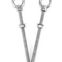 QWORK Stainless Shoulder Eye Bolts 3/8"x6", 20 Pcs Threaded Eyebolts, Fixing Kit for Wood, Metal & Outdoor Projects
